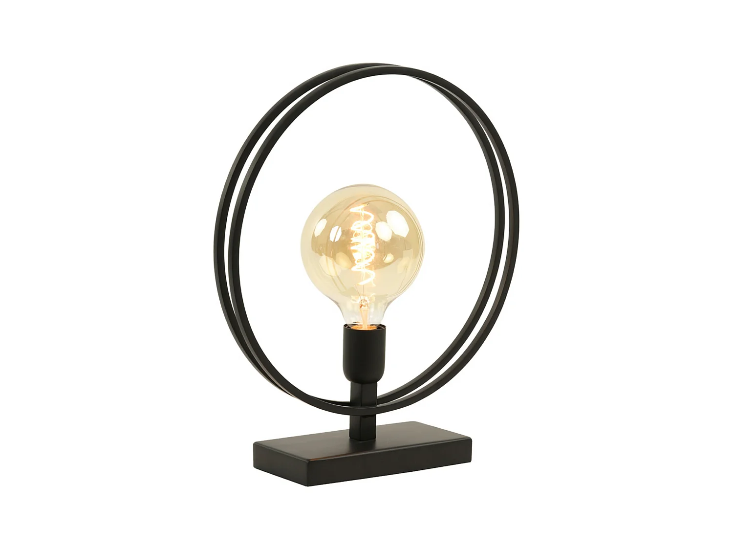 Lampe de table RUDRA - 35x10x40cm - Noir