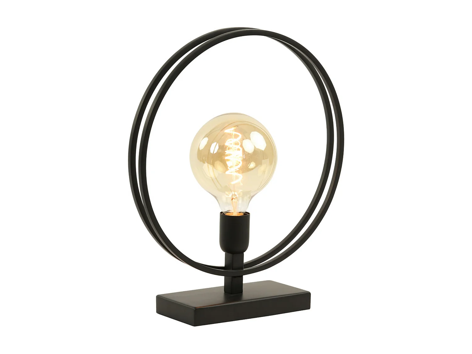 Lampe de table RUDRA - 35x10x40cm - Noir