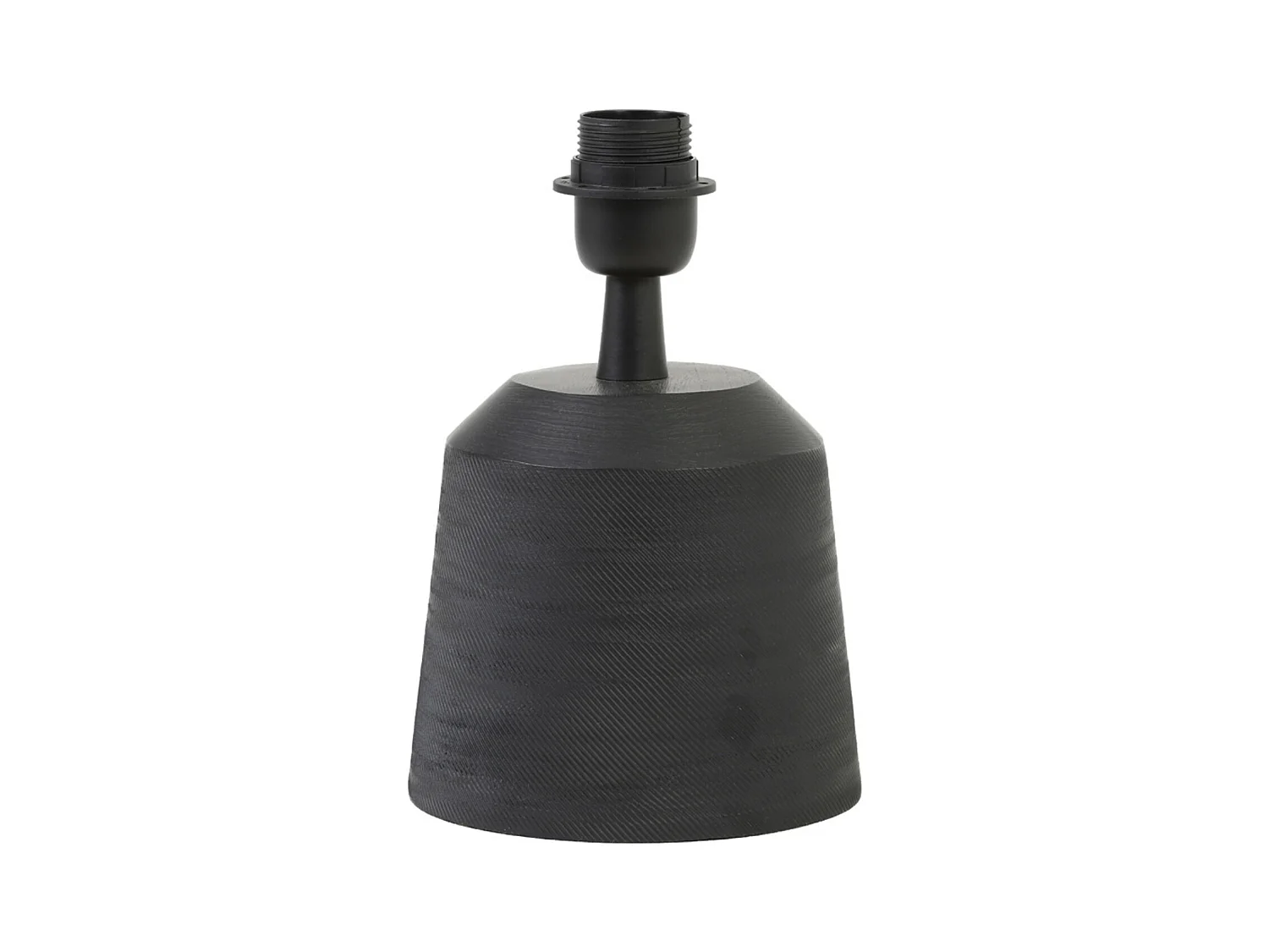 Pied de lampe LILOU - Ø16x18cm - Noir