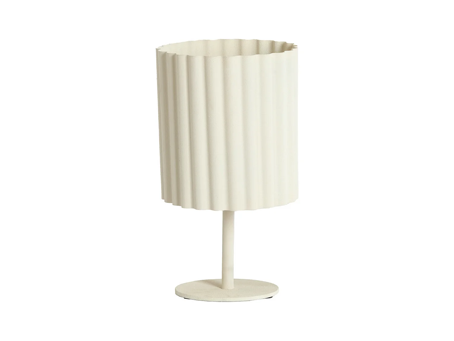 Lampe de table ARDALES - Ø16x30cm - Blanc