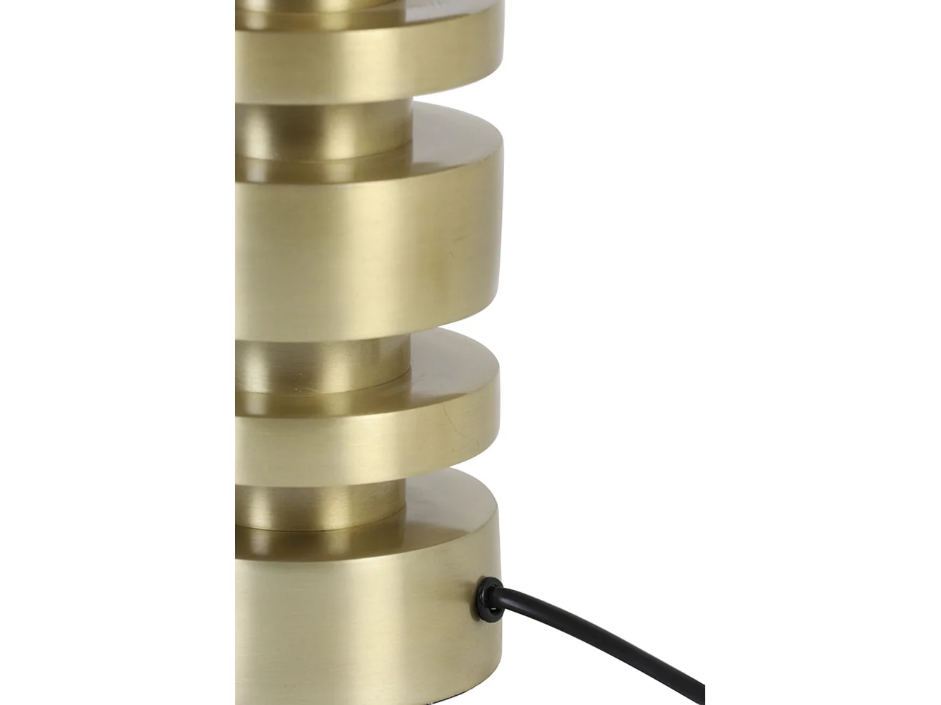 Pied de lampe DESLEY - Ø10,5x36cm - Doré