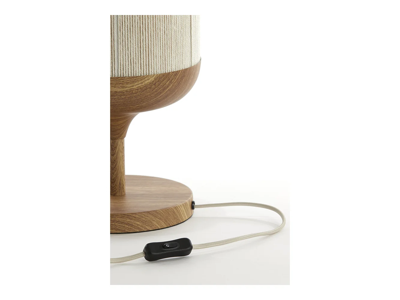 Lampe de table DANIA - Ø22,5x50cm - Marron