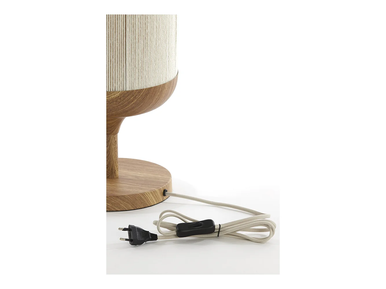 Lampe de table DANIA - Ø22,5x50cm - Marron