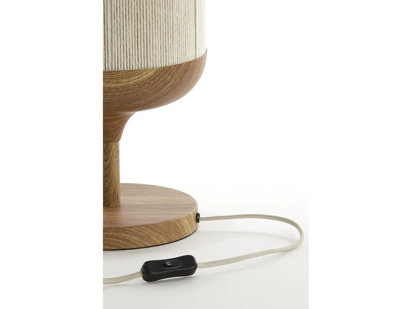 Lampe de table DANIA - Ø22,5x50cm - Marron