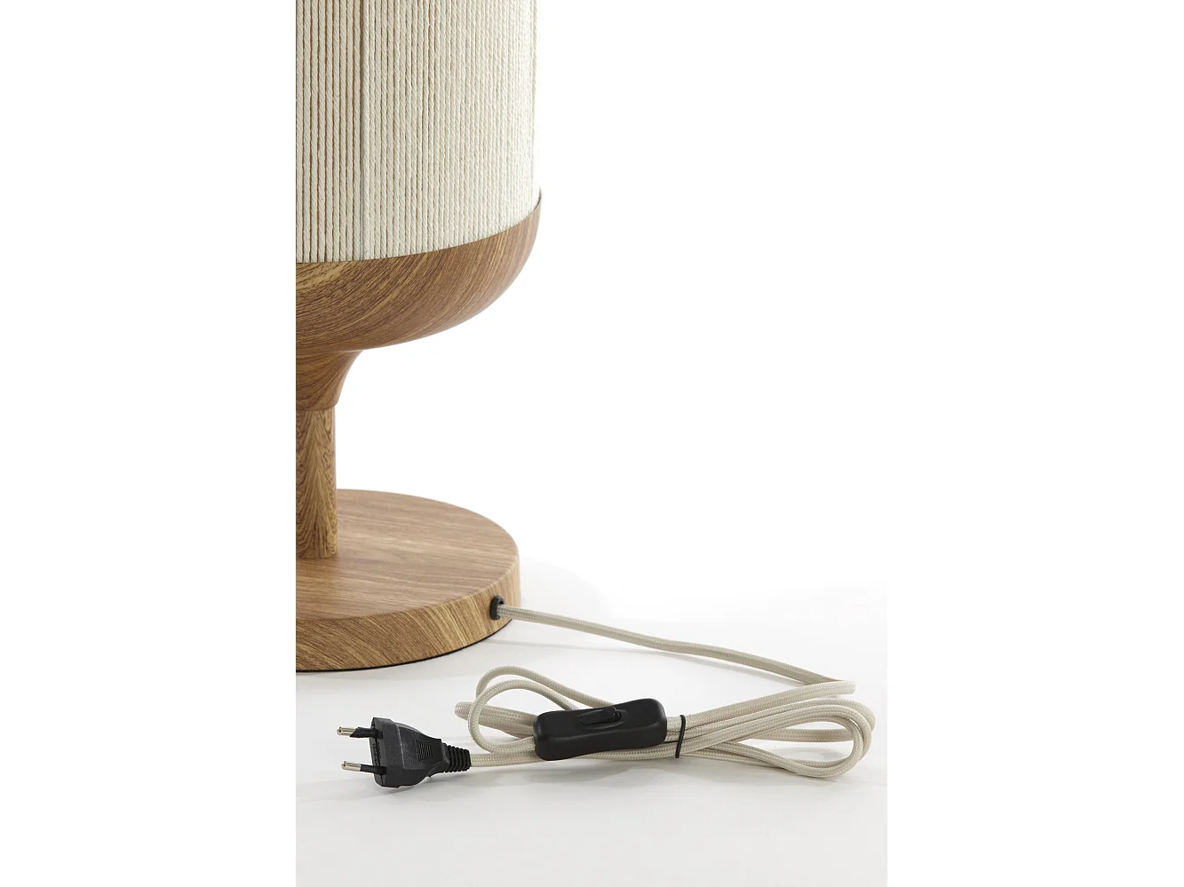 Lampe de table DANIA - Ø22,5x50cm - Marron