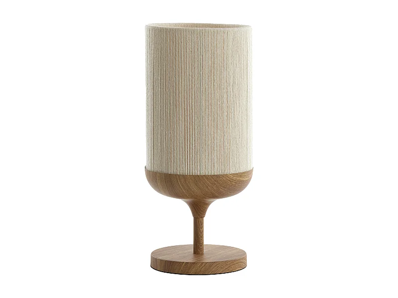 Lampe de table DANIA - Ø22,5x50cm - Marron