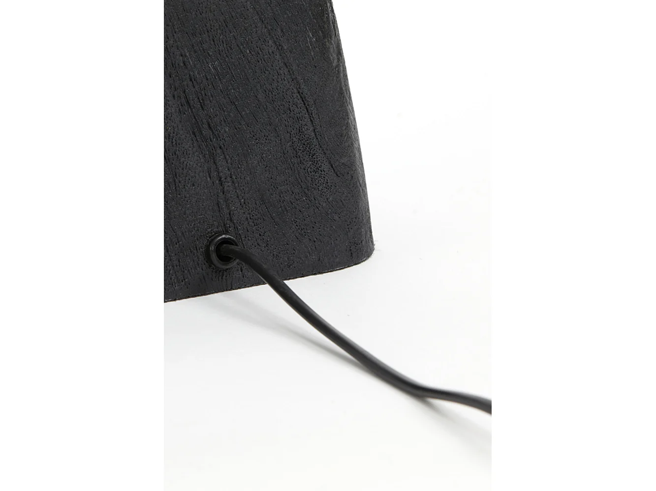 Pied de lampe KARDAN - 11x9x19cm - Noir