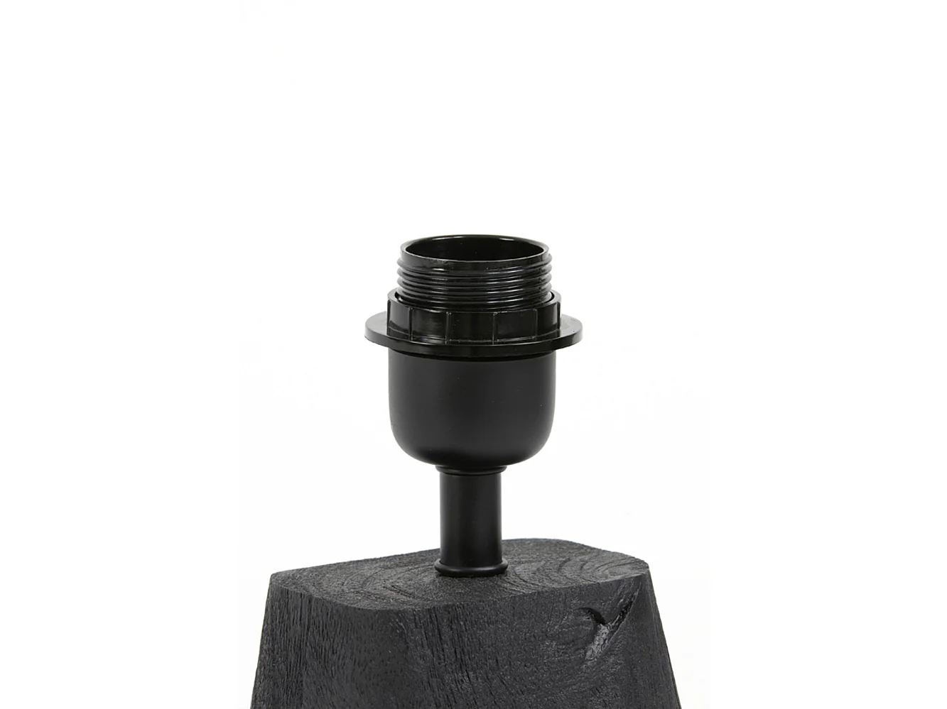 Pied de lampe KARDAN - 11x9x19cm - Noir