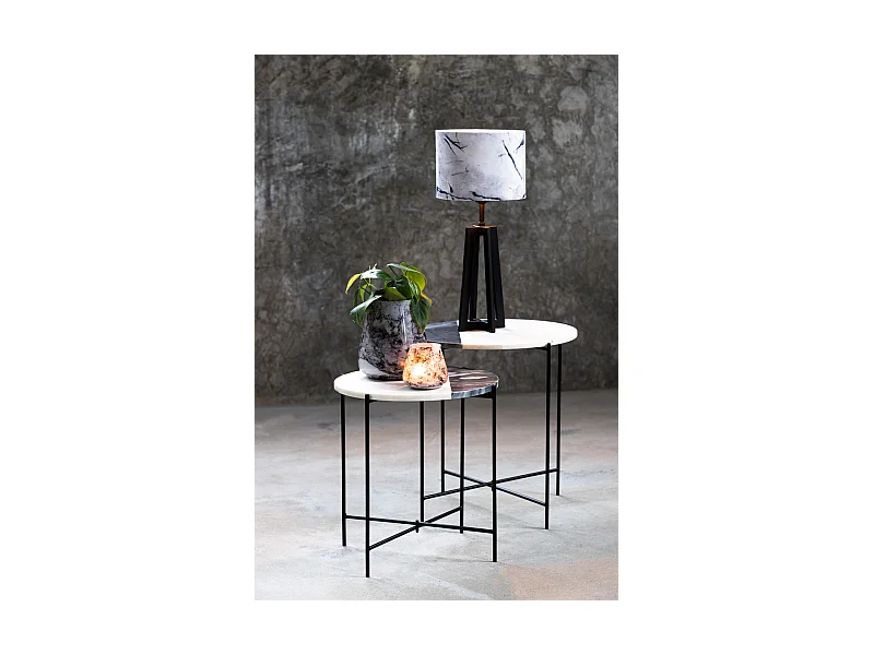 Pied de lampe MILEY - Ø11,5x31cm - Noir