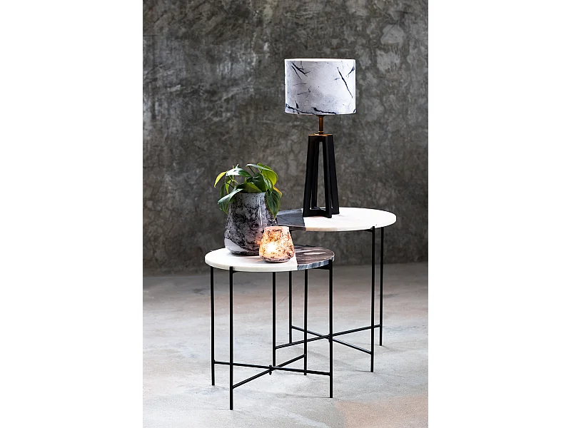 Pied de lampe MILEY - Ø11,5x31cm - Noir