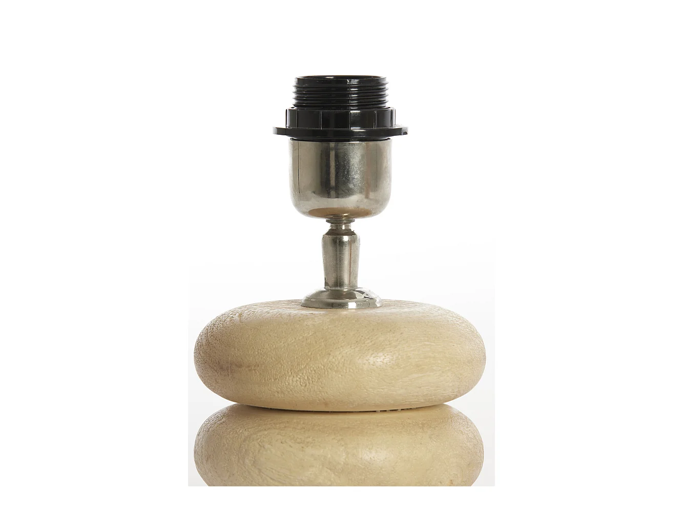 Lampvoet BUDONGO - Ø12x12cm - Bruin