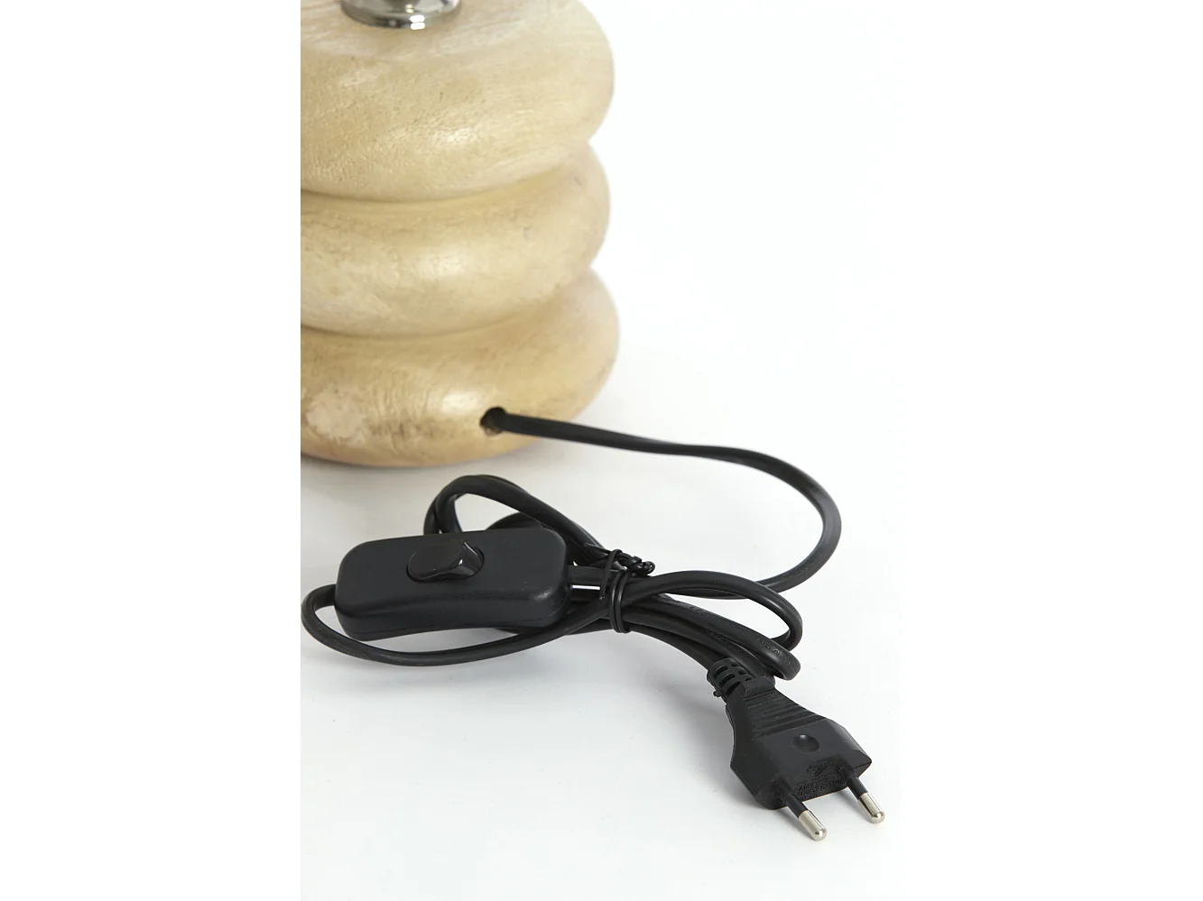 Pied de lampe BUDONGO - Ø12x12cm - Marron