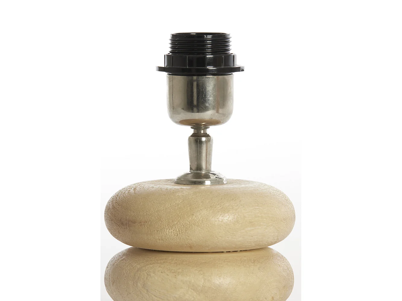 Pied de lampe BUDONGO - Ø12x12cm - Marron