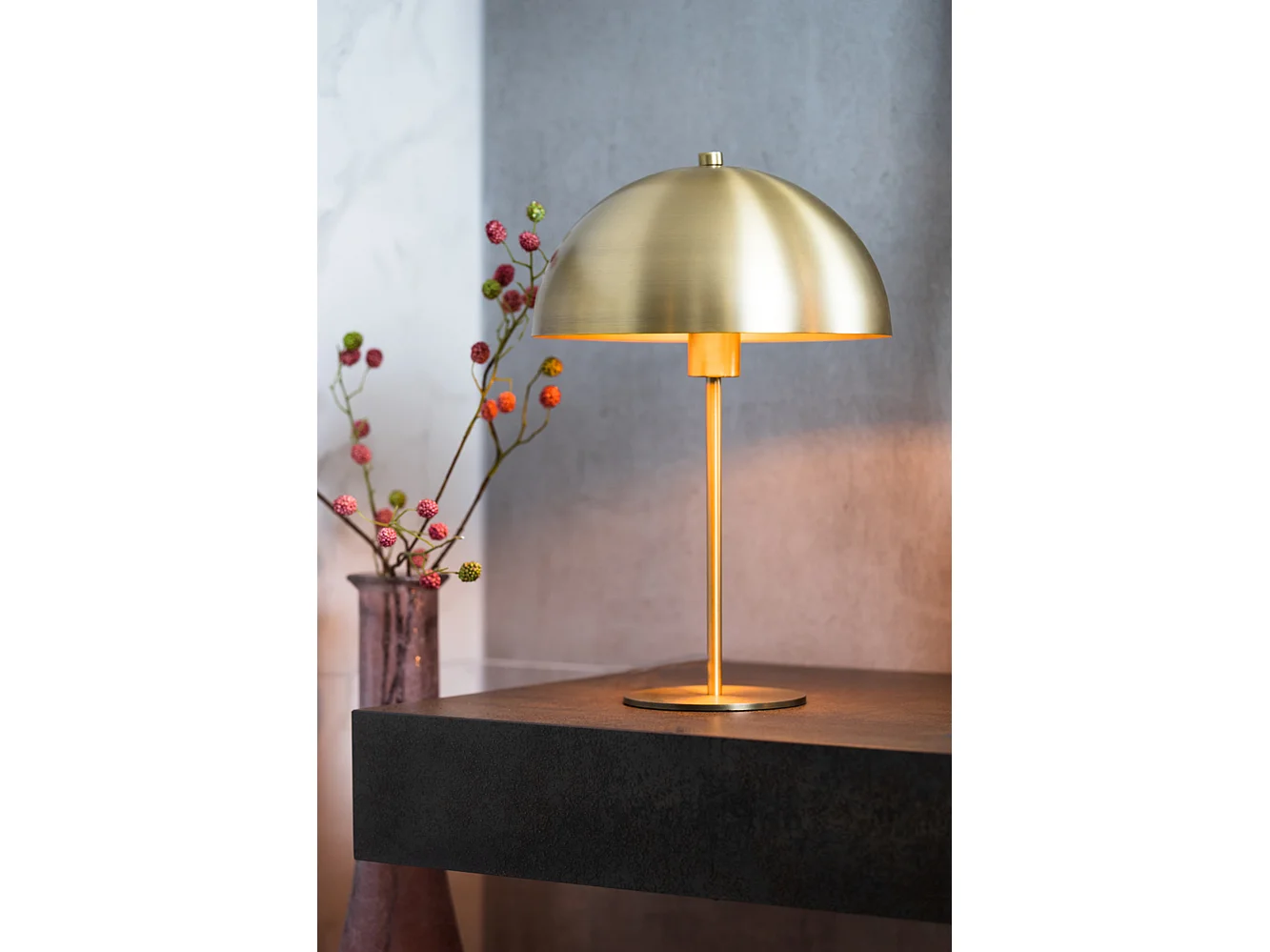 Tafellamp MEREL - Ø29.5x45cm - Goud