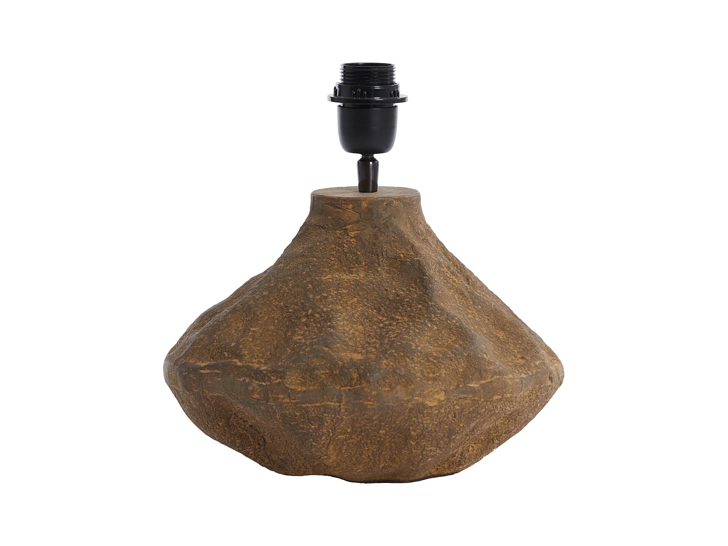 Pied de lampe MARZOKA - 29x28,5x29cm - Marron