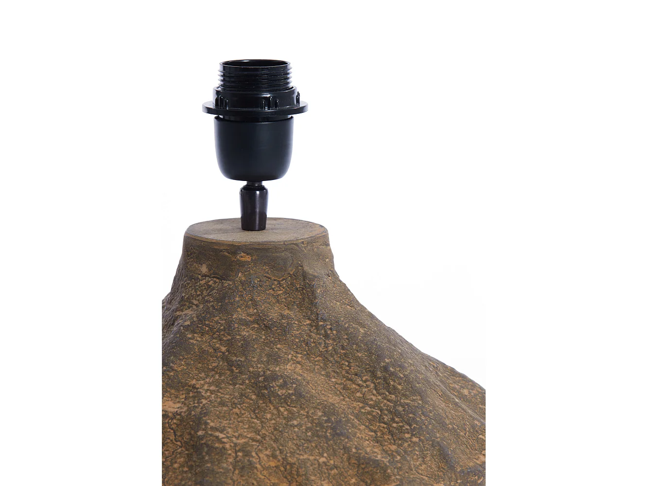 Pied de lampe MARZOKA - 29x28,5x29cm - Marron