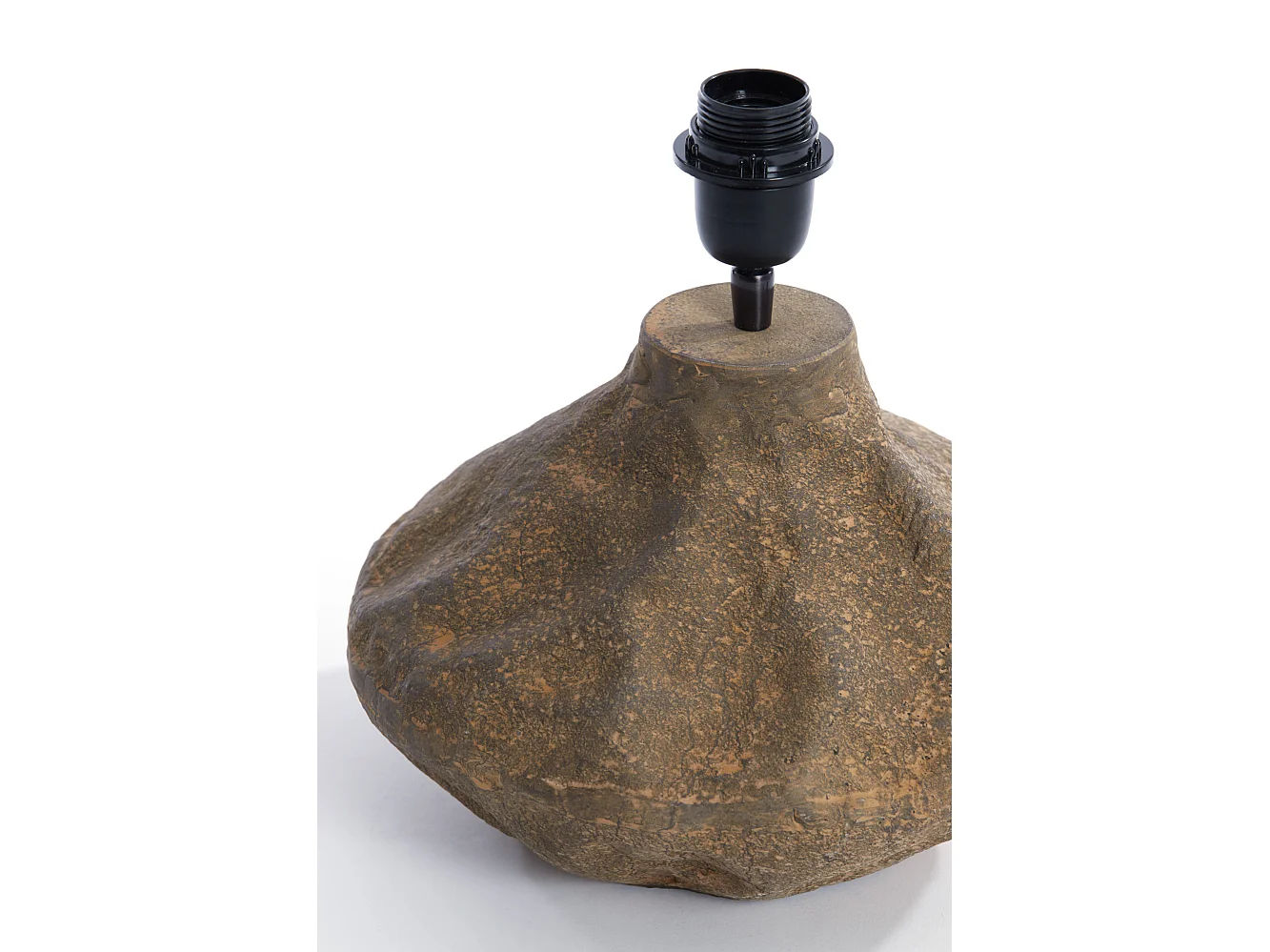 Pied de lampe MARZOKA - 29x28,5x29cm - Marron