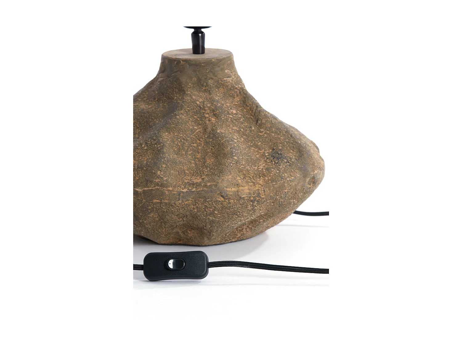 Pied de lampe MARZOKA - 29x28,5x29cm - Marron