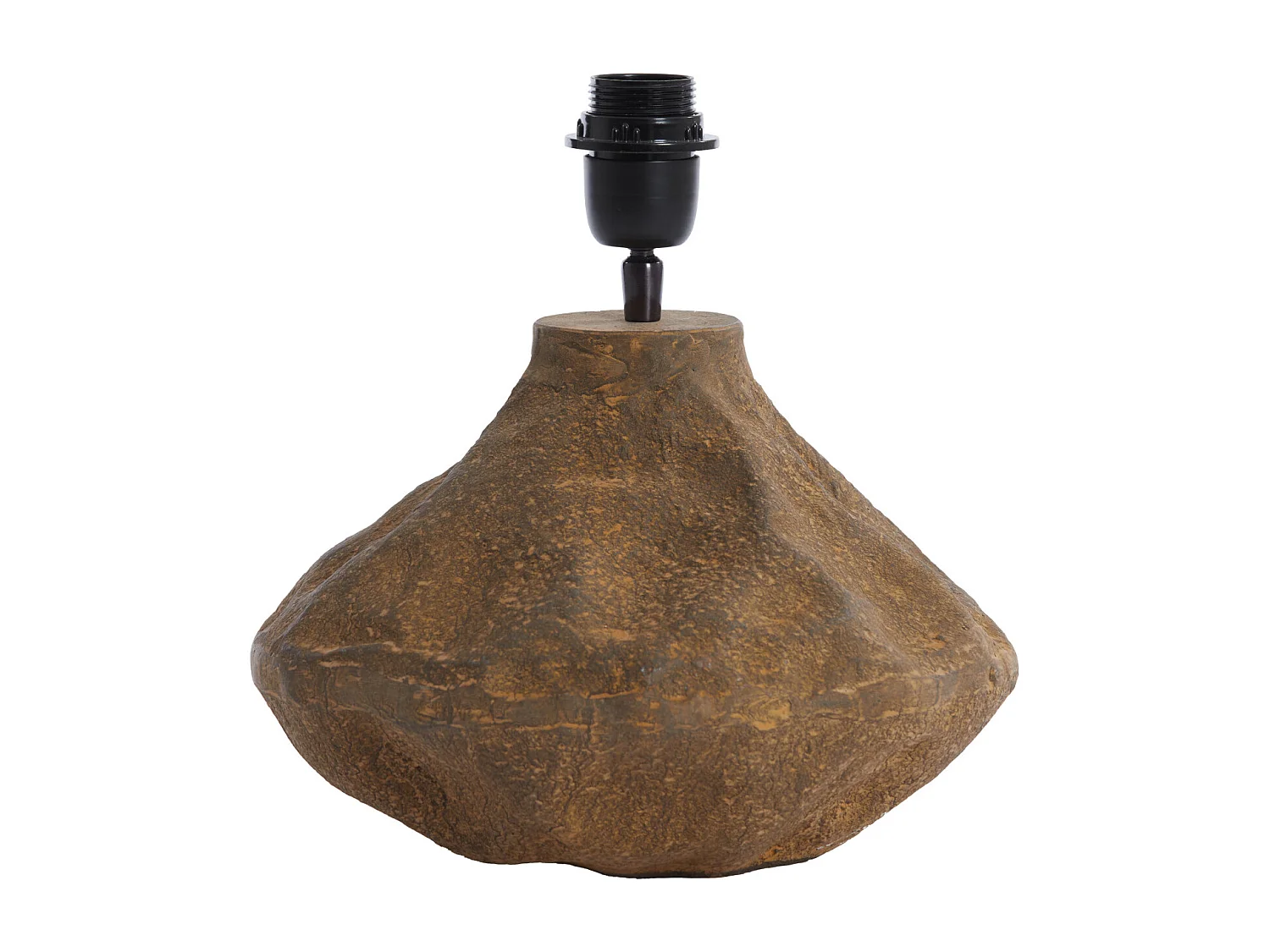 Pied de lampe MARZOKA - 29x28,5x29cm - Marron