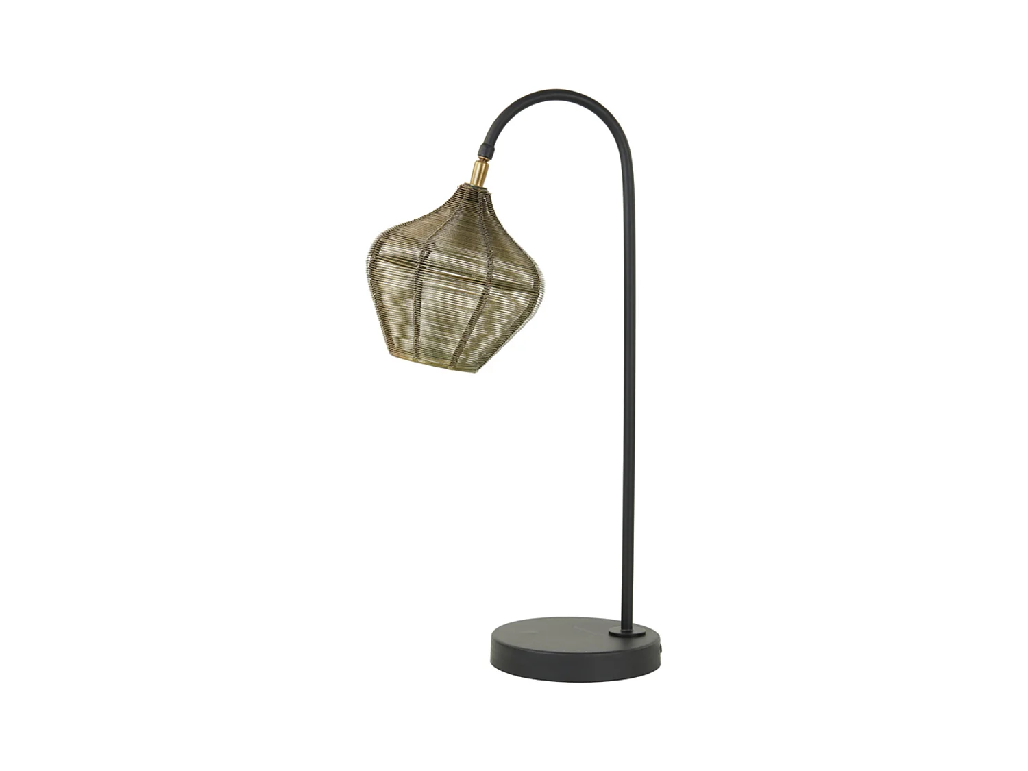 Lampe de table ALVARO - 27x20x61cm - Bronze