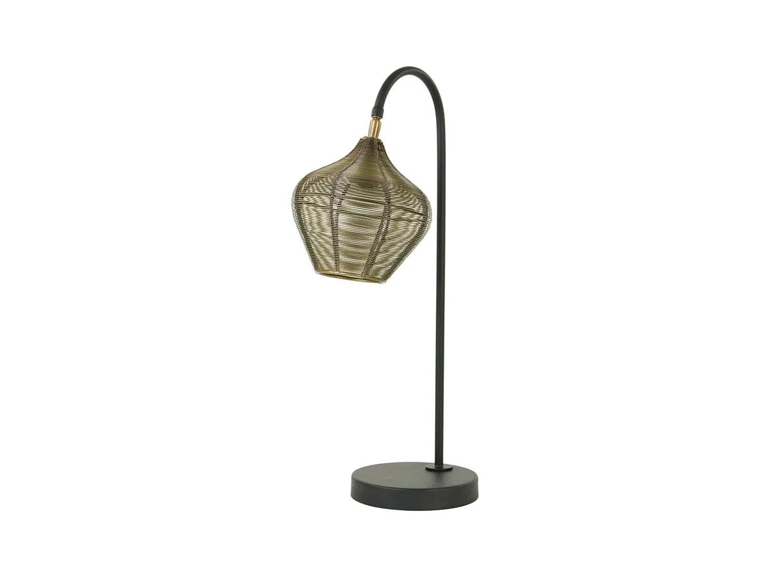 Lampe de table ALVARO - 27x20x61cm - Bronze
