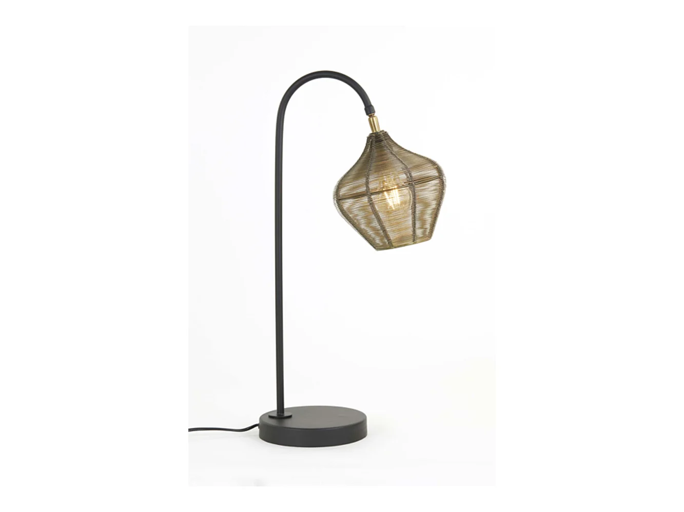 Lampe de table ALVARO - 27x20x61cm - Bronze