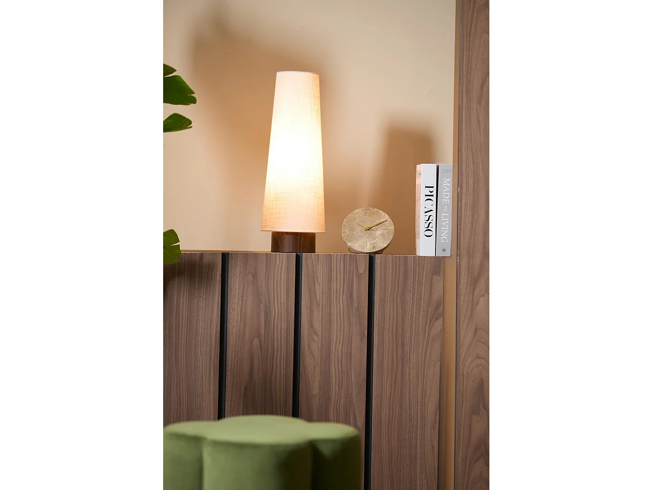 Lampe de table HOWIE - Ø19x52,5cm - Blanc