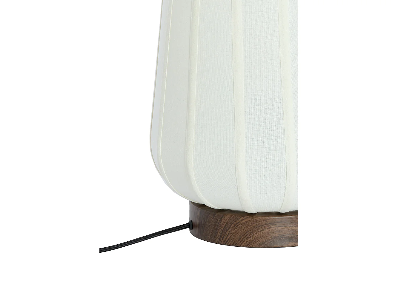 Lampe de table BIBURY - Ø30x41,5cm - Blanc