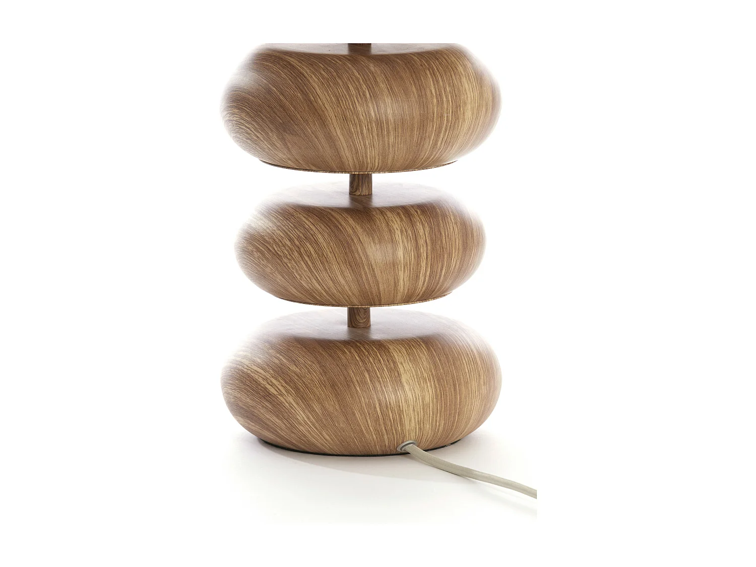 Lámpara de mesa DANIALO - Ø22x67,5cm - Marrón