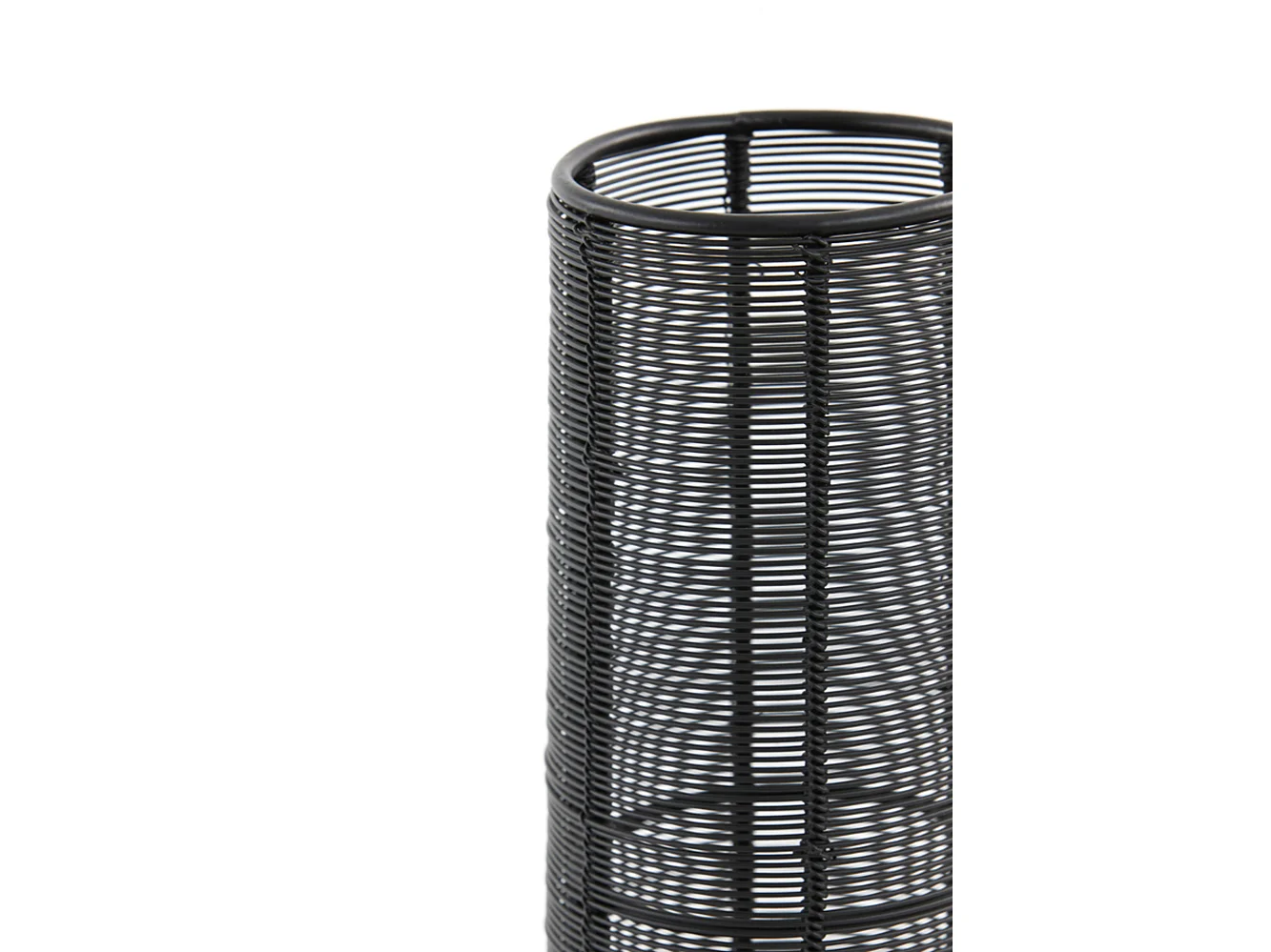 Lampe de table LEZUZA - Ø11x39,5cm - Noir