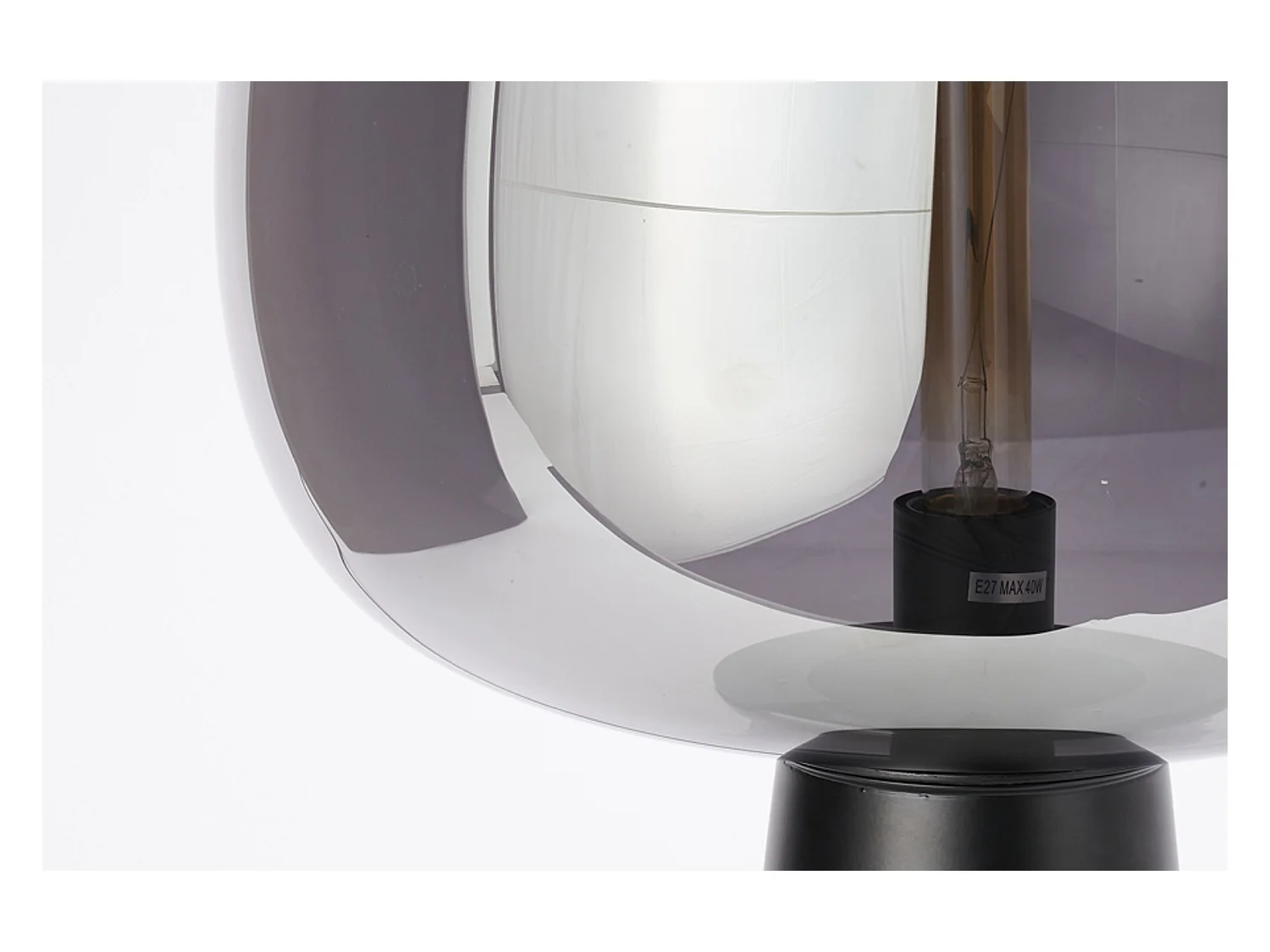 Lampe de table MAYSONY - Ø40x59cm - Gris