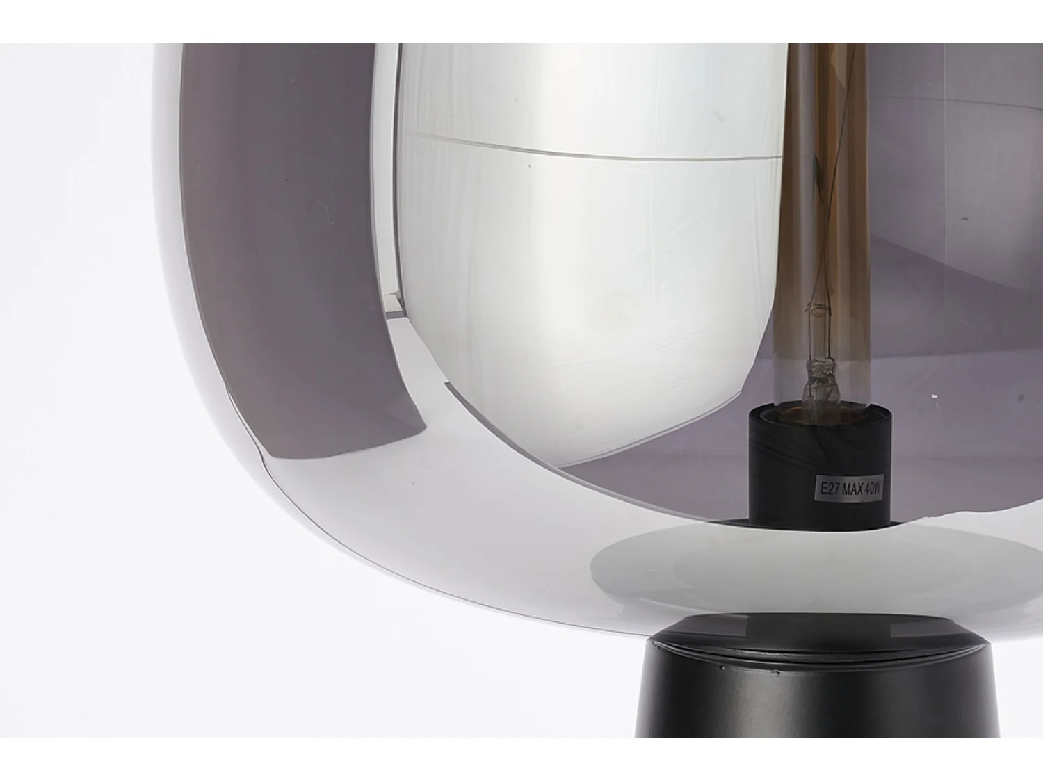 Lampe de table MAYSONY - Ø40x59cm - Gris