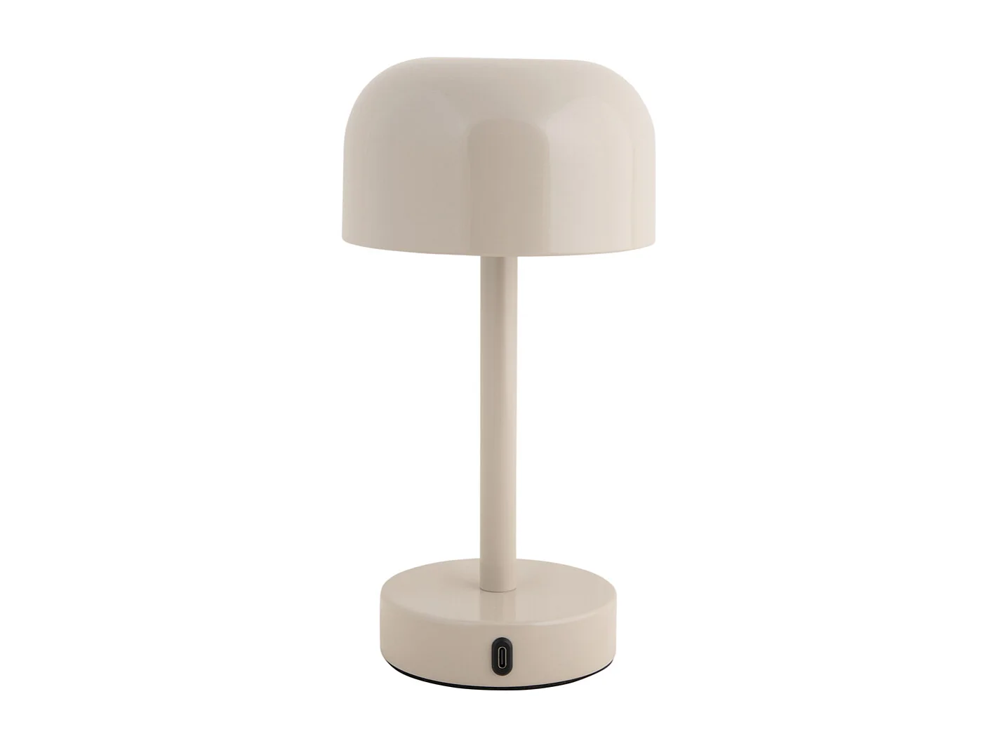 Lampe de table LED James - Gris chaud