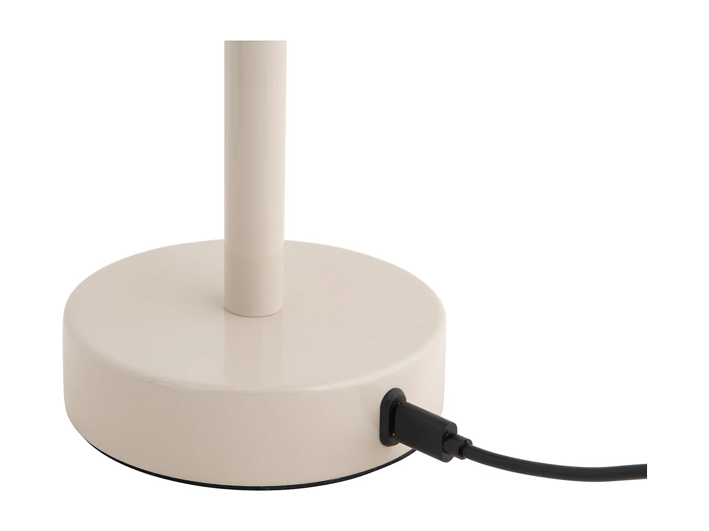 Lampe de table LED James - Gris chaud