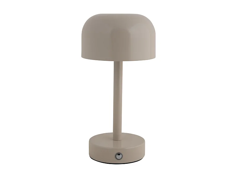 Lampe de table LED James - Gris chaud