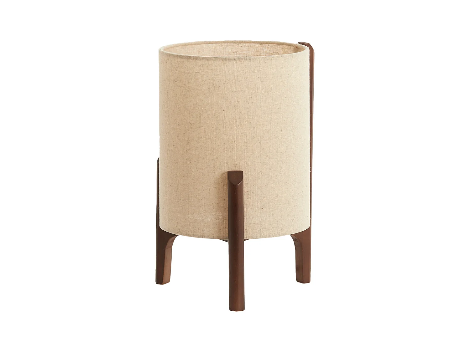 Lampe de table LITTO - Ø22x33cm - Marron
