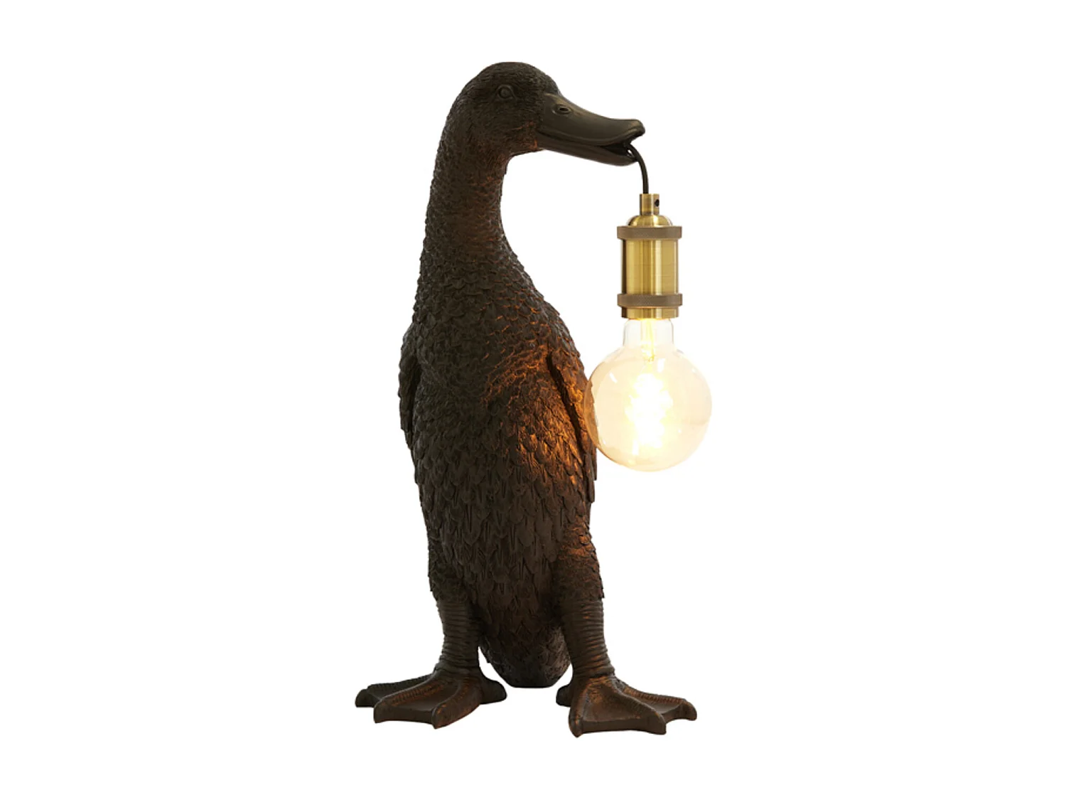 Lampe de table DUCK - 23,5x23x48,5cm - Noir