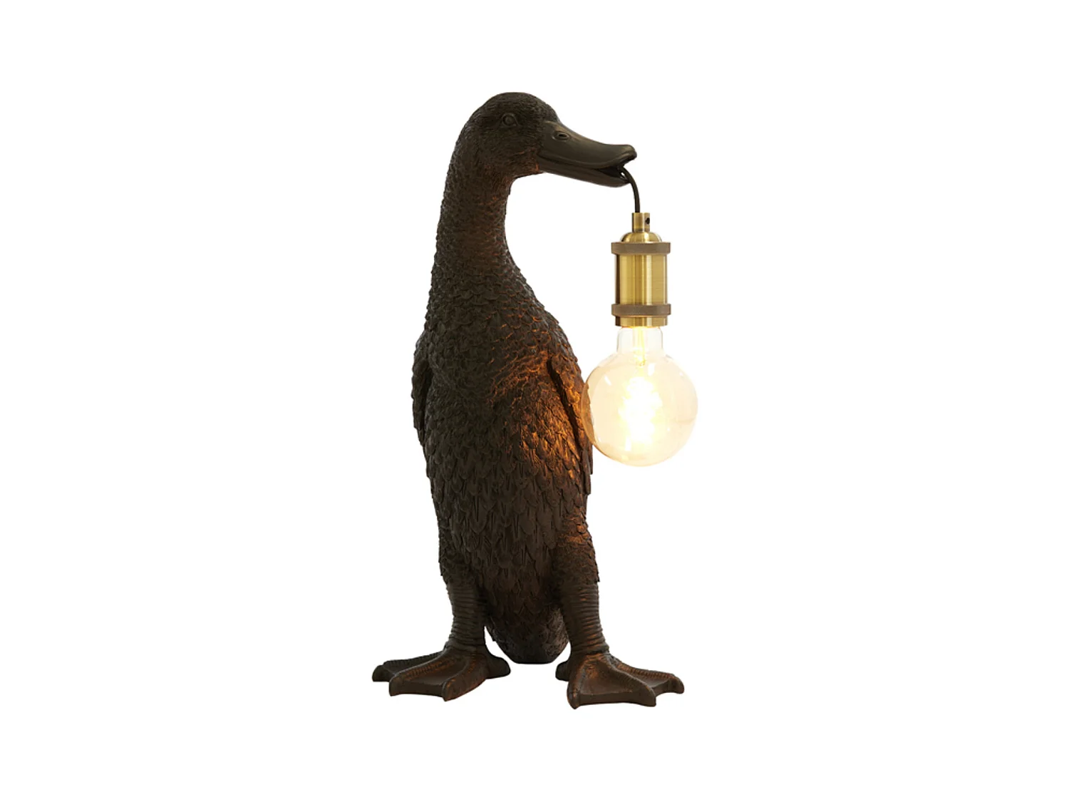 Lampe de table DUCK - 23,5x23x48,5cm - Noir