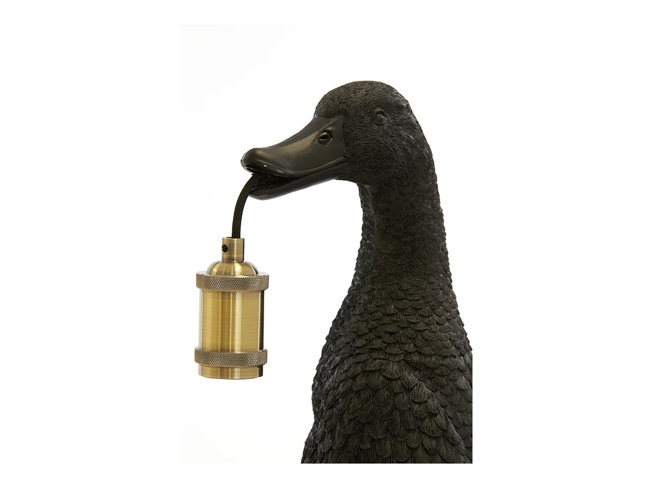 Lampe de table DUCK - 23,5x23x48,5cm - Noir
