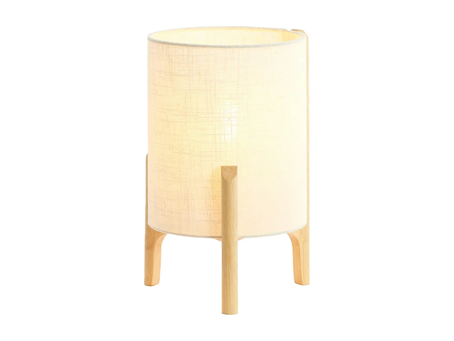 Lampe de table LITTO - Ø22x33cm - Marron