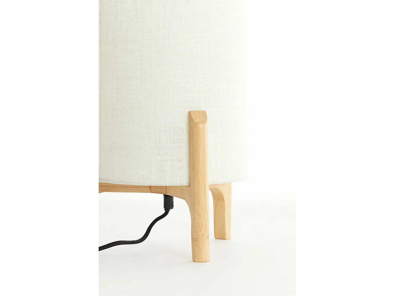 Lampe de table LITTO - Ø22x33cm - Marron