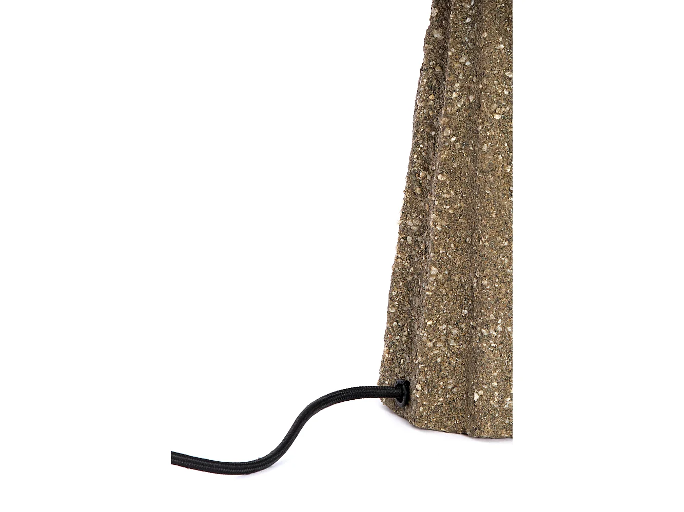 Lampe de table CHRISTIO - Ø36x48cm - Gris