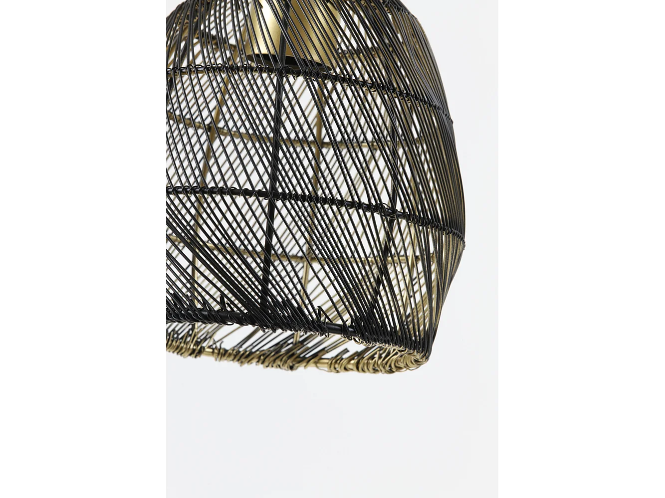 Tafellamp MEYA - 23x18x60cm - Zwart