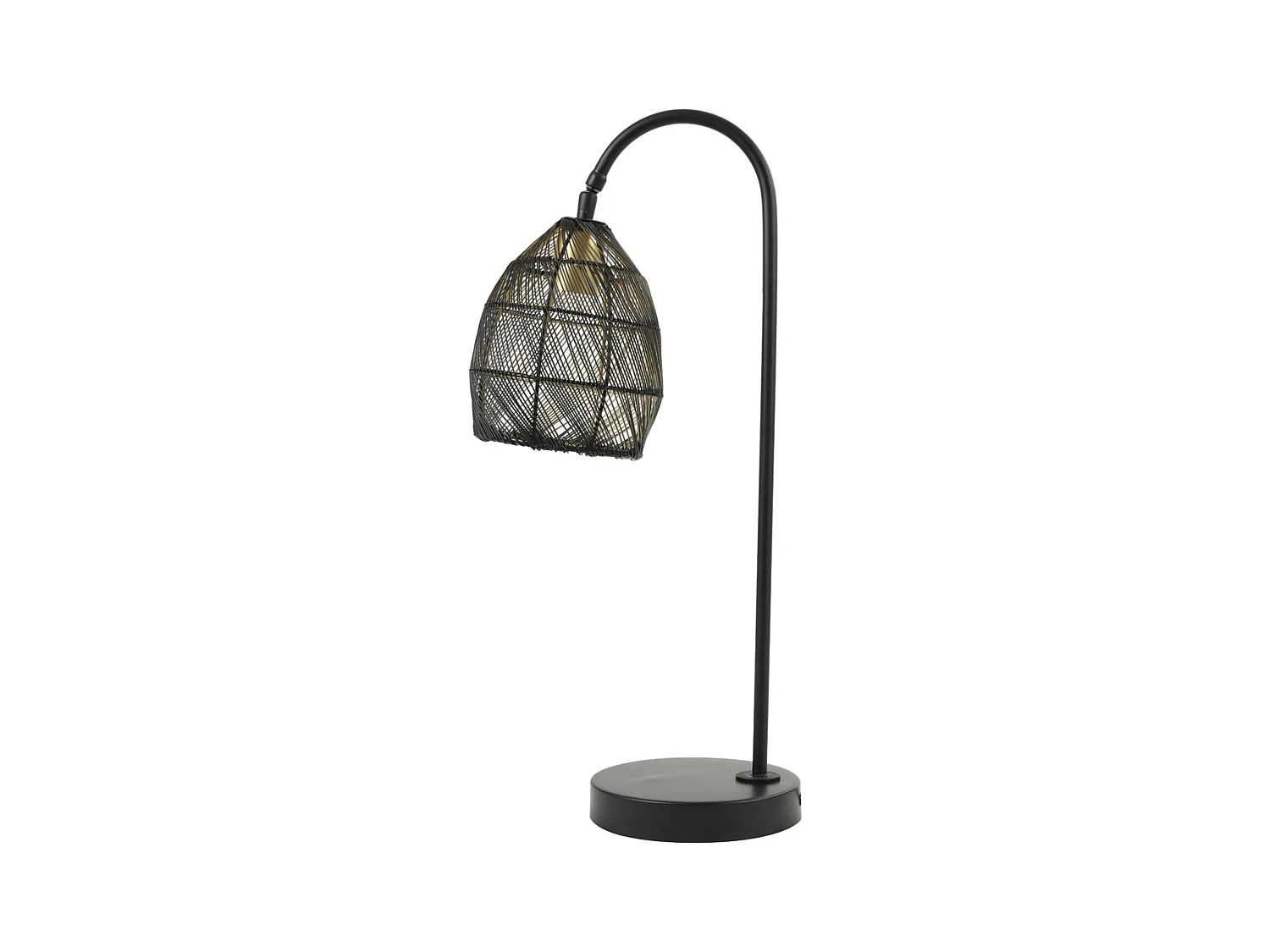 Lampe de table MEYA - 23x18x60cm - Noir