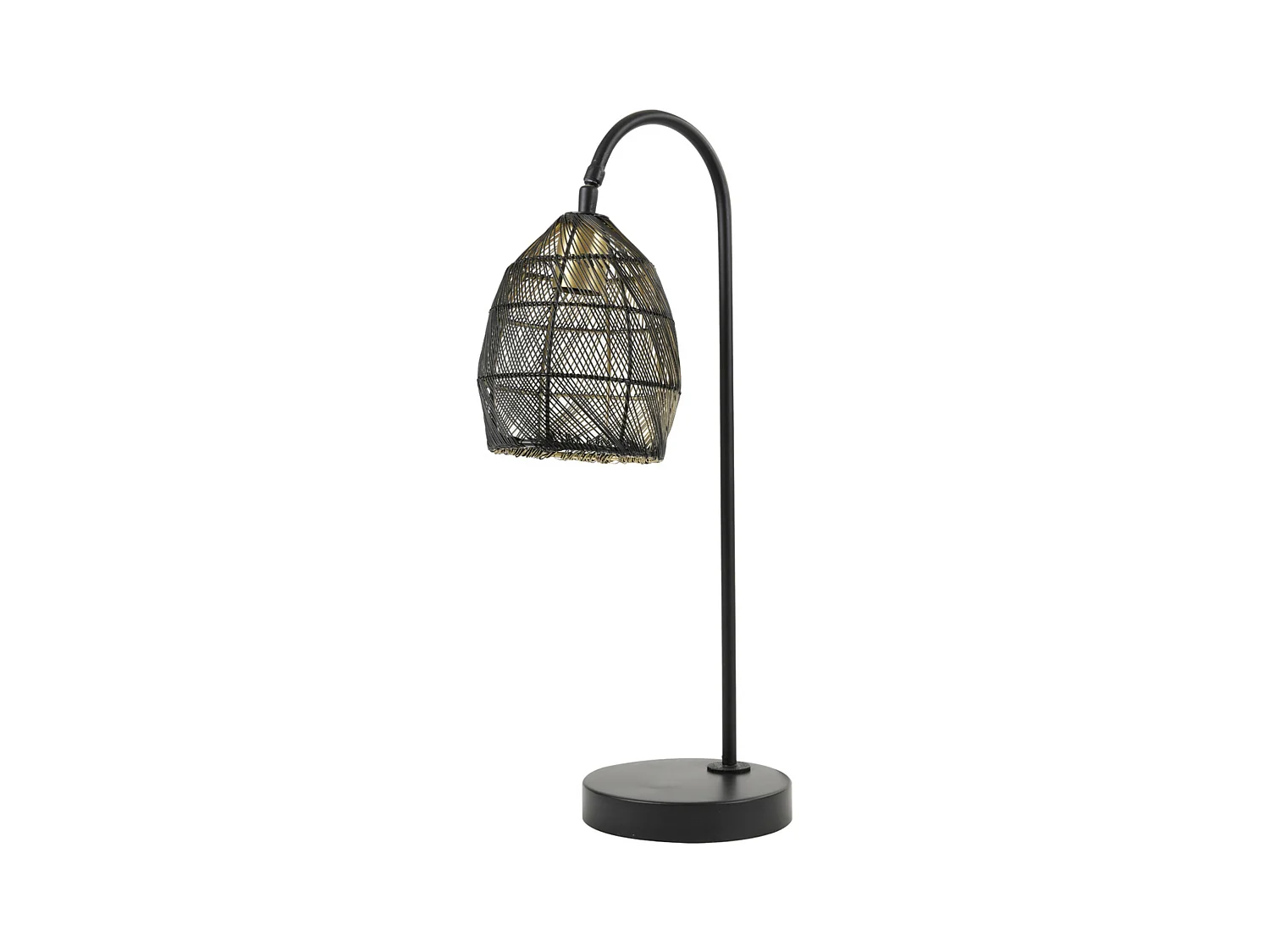 Lampe de table MEYA - 23x18x60cm - Noir