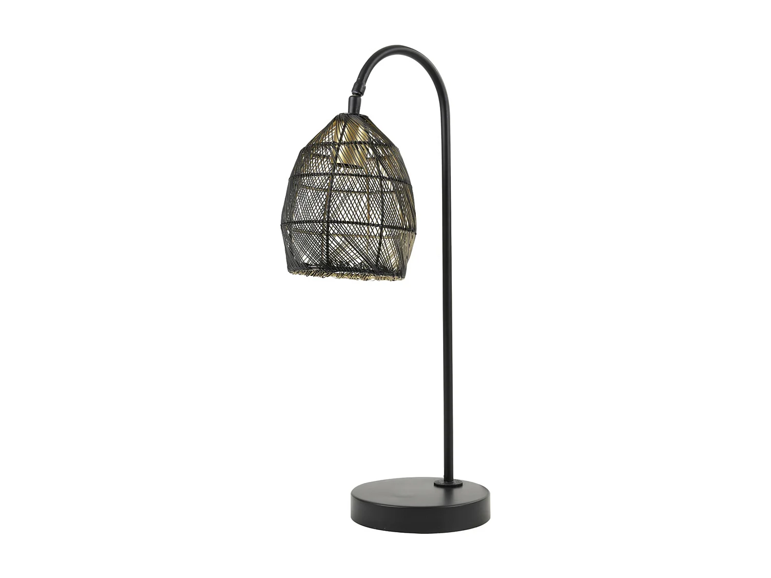 Lampe de table MEYA - 23x18x60cm - Noir