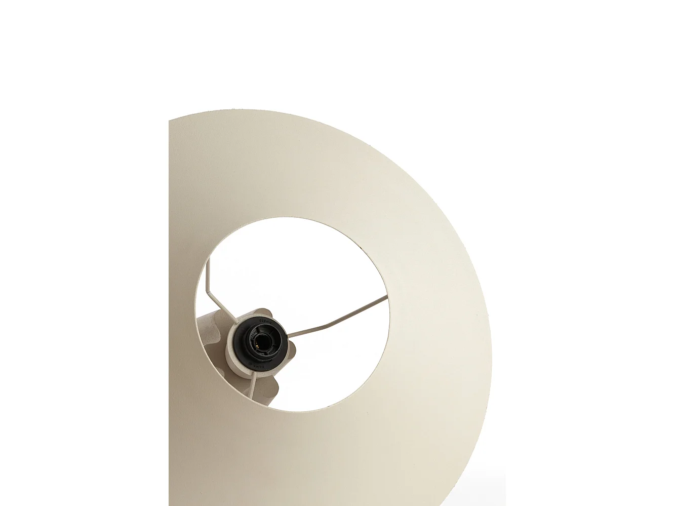 Lámpara de mesa CUKAI - Ø38x49cm - Marrón