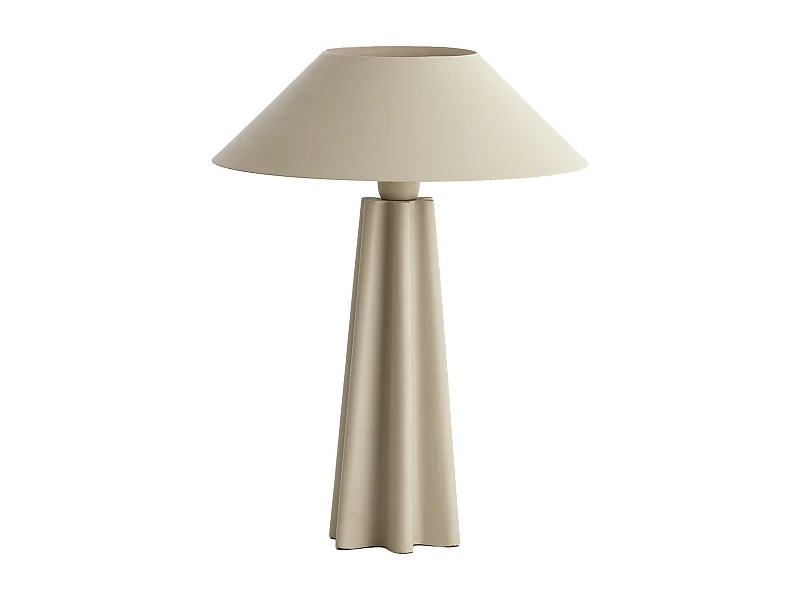 Lámpara de mesa CUKAI - Ø38x49cm - Marrón