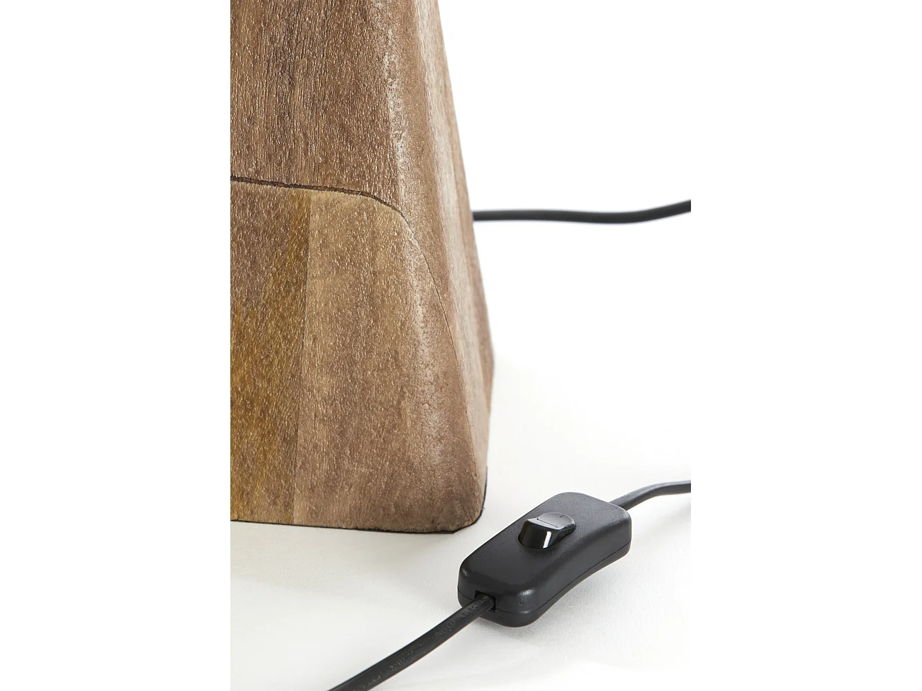 Pied de lampe KARDAN - 22x15x19cm - Marron