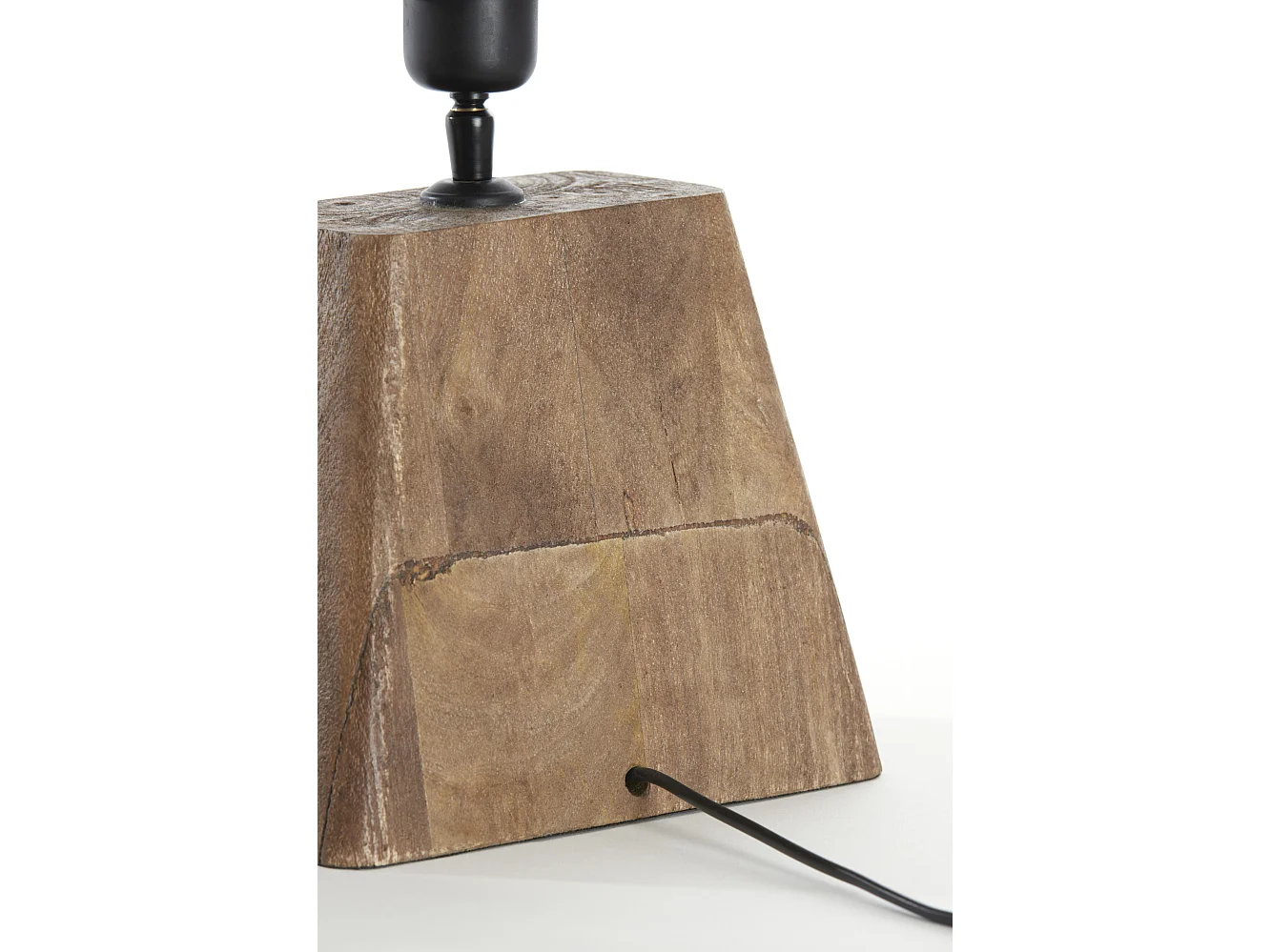 Pied de lampe KARDAN - 22x15x19cm - Marron